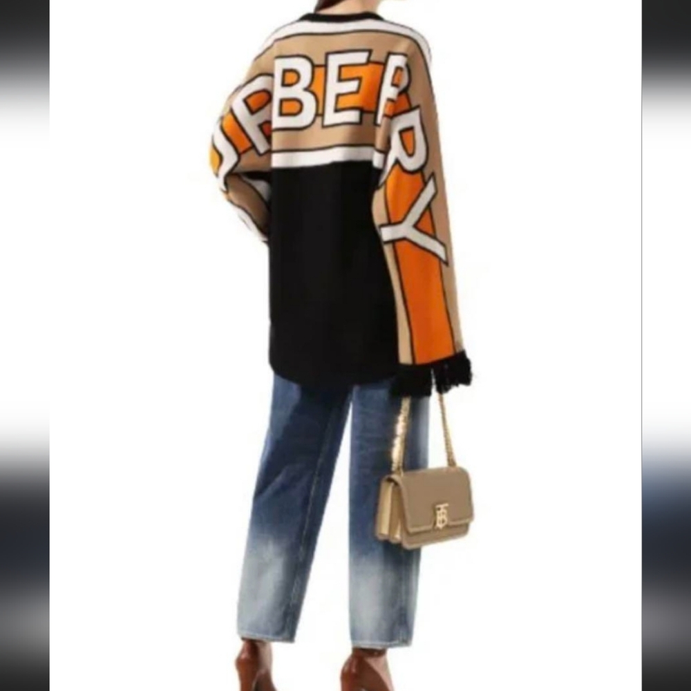 Burberry Cashmere Blend Pullover Sweater - image 2
